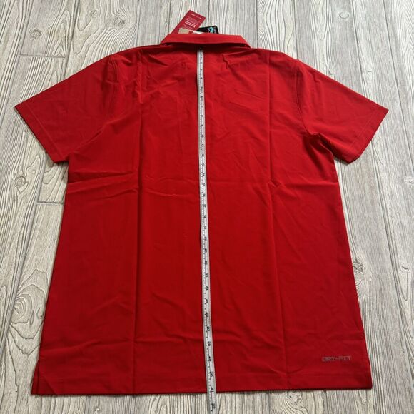 Nike Ohio State Buckeyes Logo SS Windshirt Mens L Scarlet On Field DZ8512-657 - Picture 13 of 14